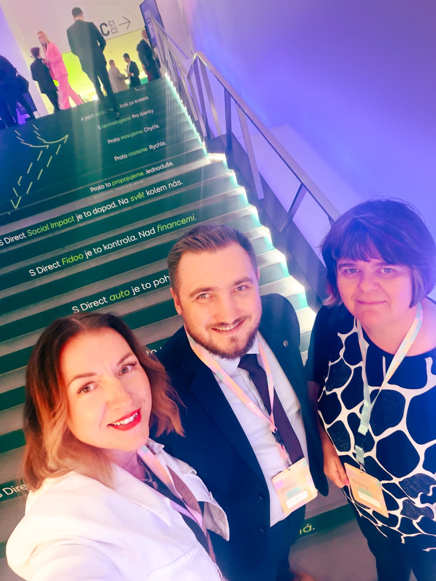 Filip a Monika na společné konferenci